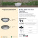 Complete overview of the Geo Oval Fountain with dimensions, weights, pump kit parts, tools, and general info.
