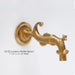 Gi-25 London Water Spout against gray background.