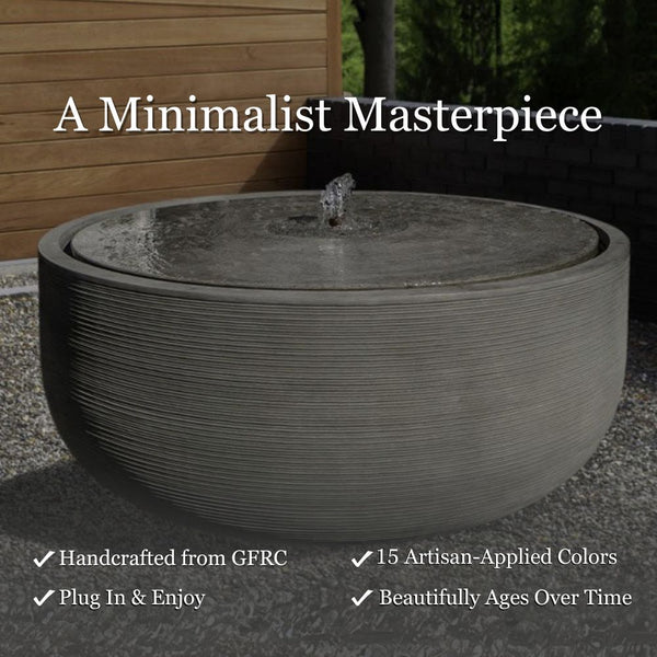 Girona Fountain 5 foot a minimalist masterpiece.