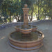Grand Avignon Courtyard Fountain in action in a pond.