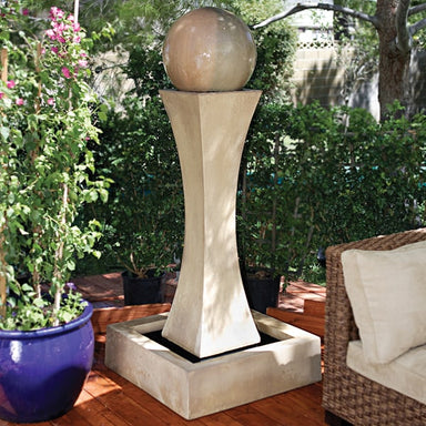 I Fountain with Ball in patio