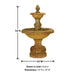 Isola Two Tier Fountain with product details.