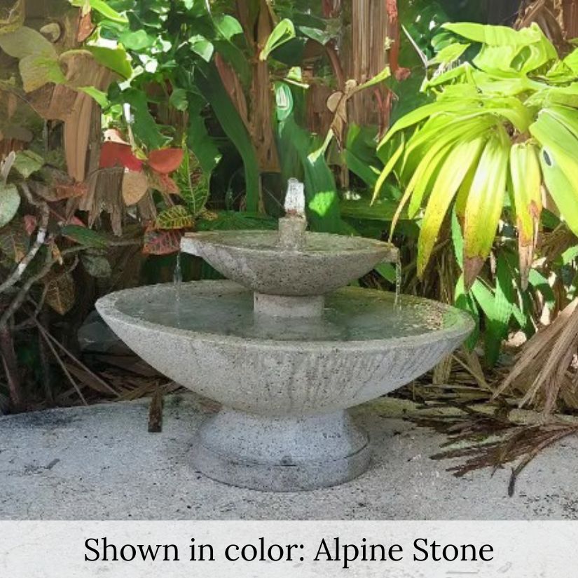 Jensen Oval Fountain Campania【Serenity Awaits You】 — The