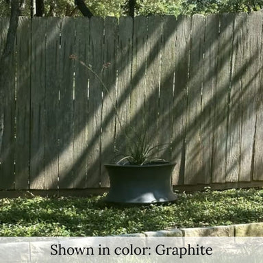 Jura Planter Set of 2 on grass in the backyard.