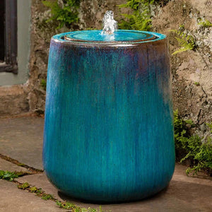Large Daralis Water Bubbler Fountain running on patio