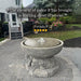 Large Girona Fountain with client testimonial.