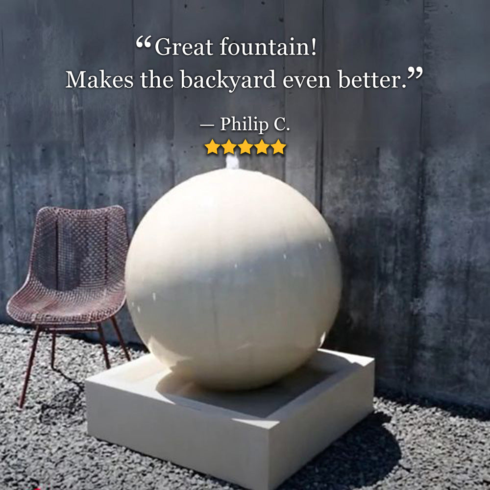 Large Sphere Fountain Review Img01