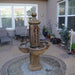 Limone Courtyard Fountain in action in the veranda.
