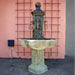 Limone Courtyard Fountain on gravel in action