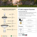 Complete overview of the Longvue Fountain with dimensions, weights, pump kit parts, tools, and general info.
