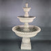 Malibu Three Tier Fountain in action against gray background.