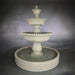 Malibu Three Tier Pond Fountain against gray background.