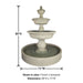 Malibu Three Tier Pond Fountain with product details.