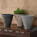 Matera Planter on table with different color planters