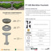 Complete overview of the Meridian Fountain with dimensions, weights, pump kit parts, tools, and general info.