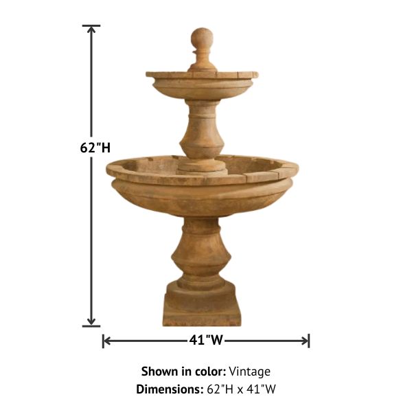 Montefalco Two Tier, Large Fountain with product details.