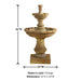 Montefalco Two Tier, Small Fountain with product details.