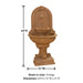 Montefalco Wall Fountain for Bronze Spout with product details. 