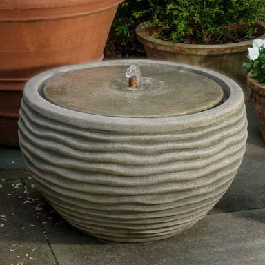 Nami Fountain, Large on concrete in action.