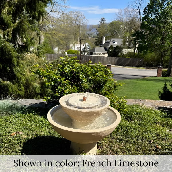 Ojai Fountain in action in the backyard
