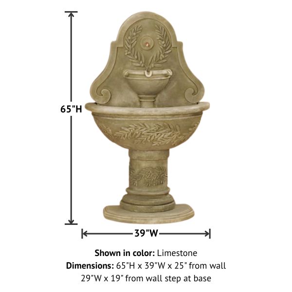 Oliva Wall Fountain with  product details