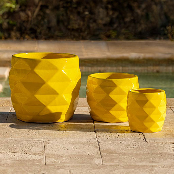 Origami Planter - Limon - S/3 Campania International