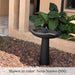 Oslo Fountain, Medium on gravel in action.