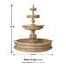 Parigi Pond Fountain with product details.