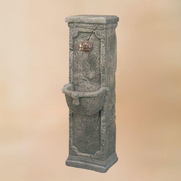 Ponte Latina Fountain for Spout against brown background.