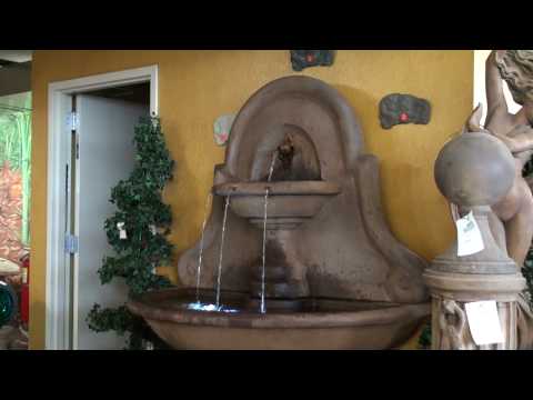 Belair Wall Fountain in action.
