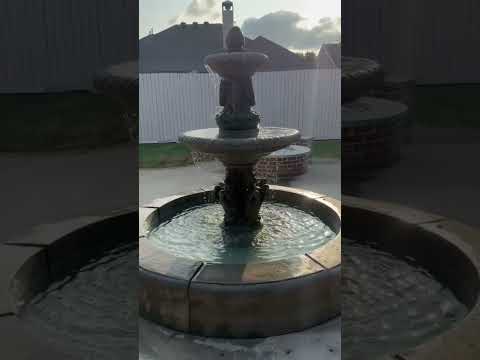 Cavalli Fountain 2T with Fiore Pond, New Brownstone - 2133-FRG