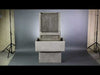 Brentwood Channel Wall Fountain Tall in action