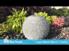 Large Ribbed Sphere - Granite Fountain Kit Video