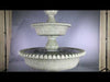 Malibu Three Tier Pond Fountain in action.