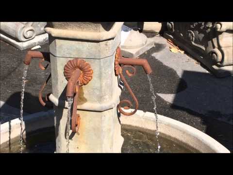 Avignon Pond Fountain in action.