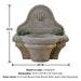 Provence Wall Fountain for Spout with product details.
