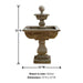 Quadratum Fountain with product details.