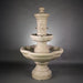 Ravello Courtyard Fountain against gray background.