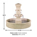 Rialto Malibu Pond Fountain with product details.