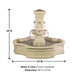 Rialto Monaco Pond Fountain with produc details.