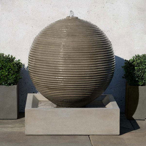 Ribbed Sphere Fountain Campania International