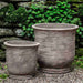 Sami Urn Antico Terra Cotta S/2 on the gravel