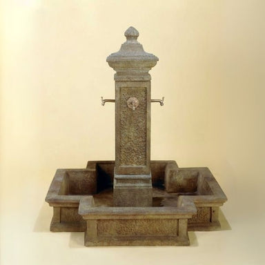San Martino Fountain for Spouts against brown background.
