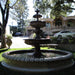 San Remo Fountain in action against the house.