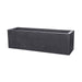 Sandal Planter 591818 S/1 in charcoal premium lite against white background.