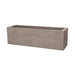Sandal Planter 591818 S/1 in riverstone premium lite against white background.