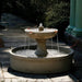 Sanibel Fountain in action in the backyard.