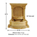 Savonna Diamond Wall of Water Wall Fountain with product details.