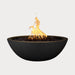 Sedona Fire Bowl, Black against gray background