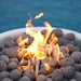 Sedona Fire Bowl, on ledge near swimming pool upclose